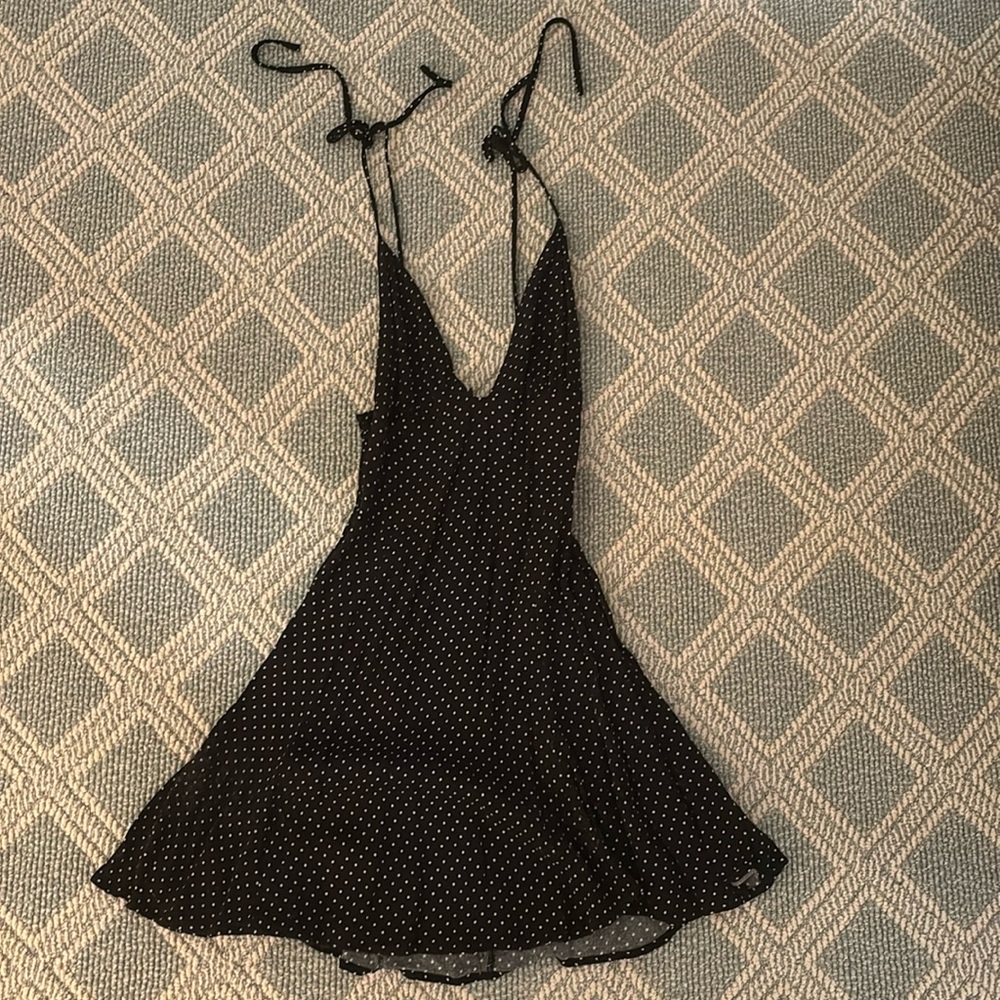 Reformation polka dot dress